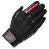 Furygan Jet D3O Gloves - Mesh - Black - Red - Ladies