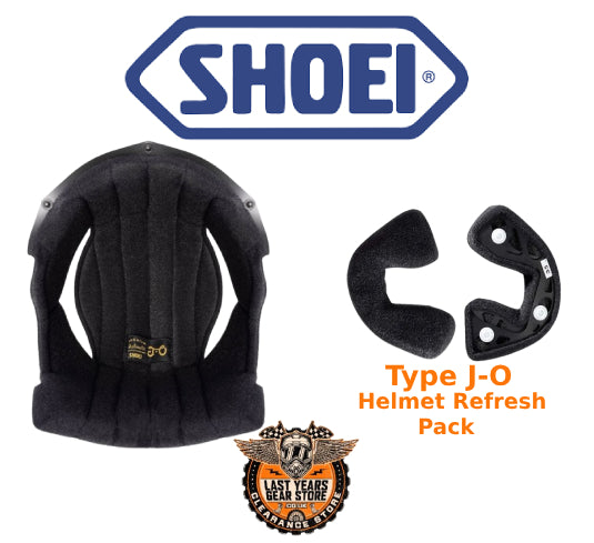 Shoei J-O Helmet Refresh Pack Motorcycle Open Face