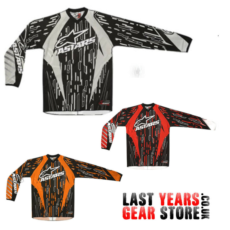 Alpinestars Racer Jersey Motocross Mx Enduro Mtb Dh Genuine UK Stock - Last Years Gear Store