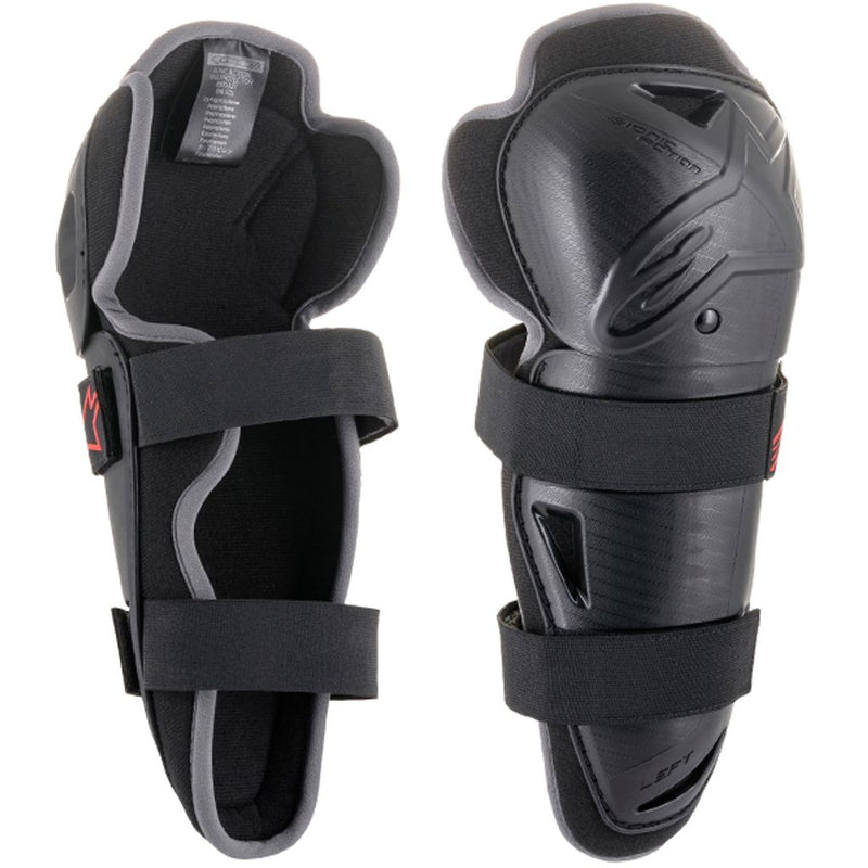 Alpinestars Bionic Action Knee Guard / Protector Black Red One Size