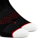 100% Torque Comfort Moto Black White Socks