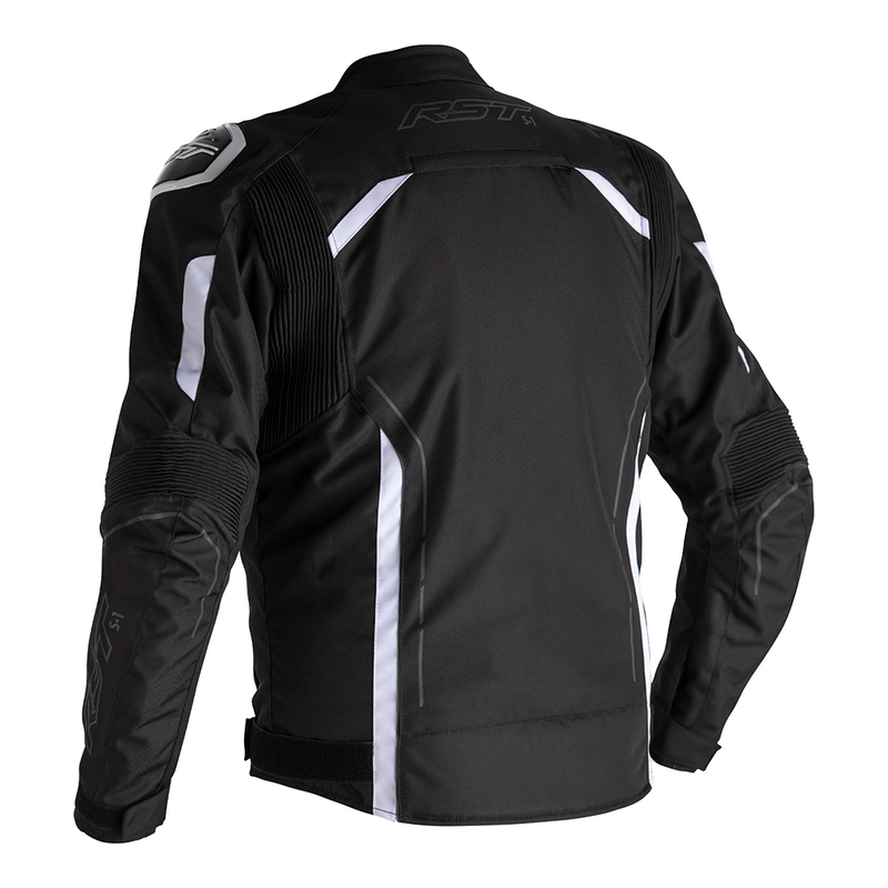 RST S-1 CE Textile Jacket - Black / Black / White
