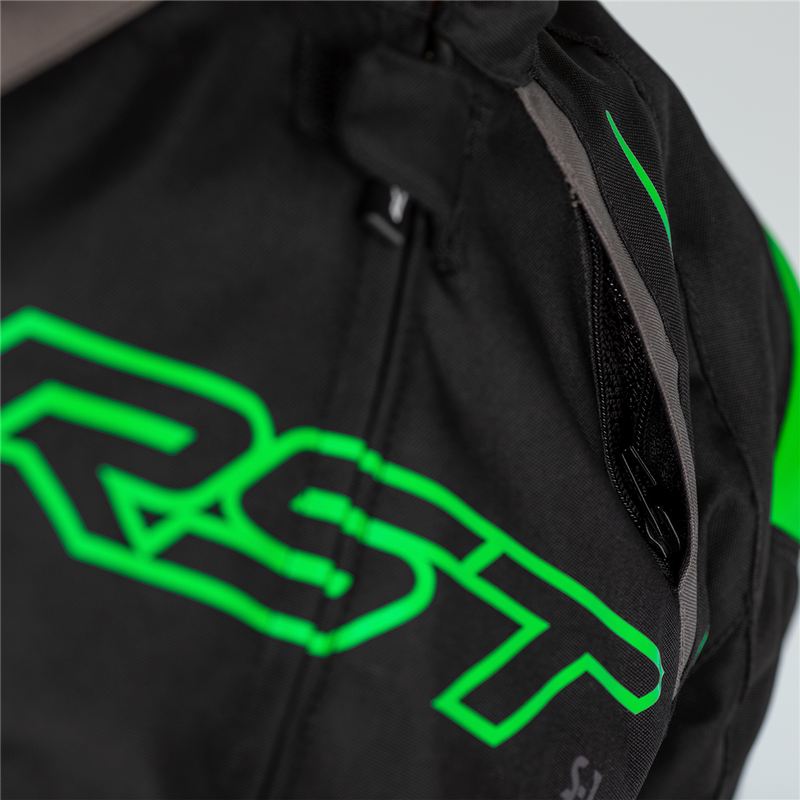 Rst S1 Ce Mens Textile Jacket Neon Green