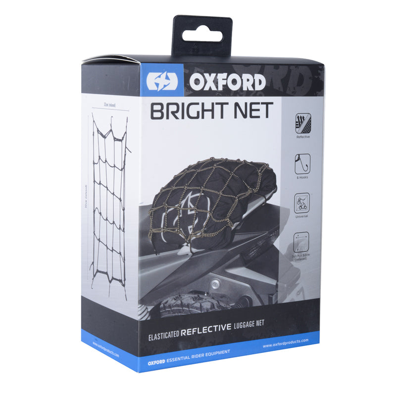 Oxford Bright Net - Black/Reflective