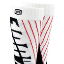 100% Torque Comfort Moto Black White Socks