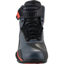 Alpinestars Faster-4 Shoes - Black / Grey / Fluo Red