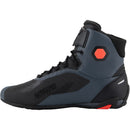Alpinestars Faster-4 Shoes - Black / Grey / Fluo Red