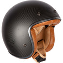 Spada Dark Star Carbon Tan Interior Open Face Helmet