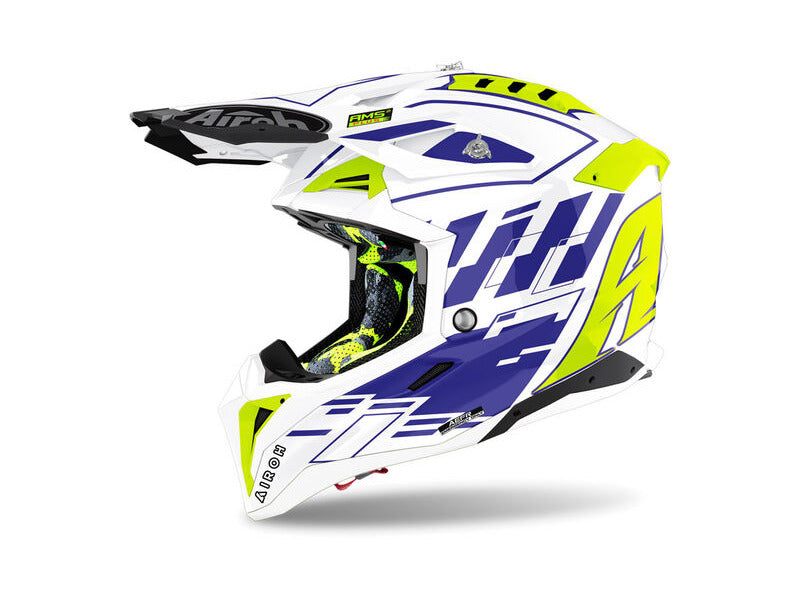 Airoh Aviator 3 Rampage Blue Gloss - X-Small