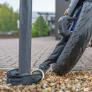 HIPLOK DXXL ALL BLACK - Maximum Security Loop Chain + D Lock