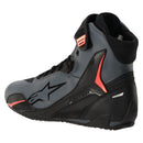 Alpinestars Faster-4 Shoes - Black / Grey / Fluo Red