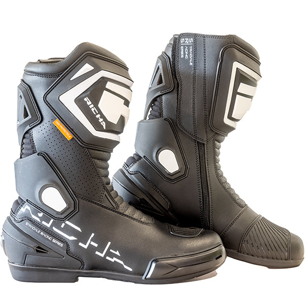 Richa Stradale Boot Black White