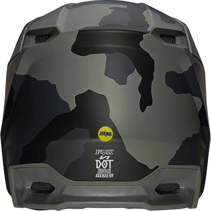 Fox V1 TREV Motocross Helmet ECE (Black Camo)