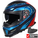 SMK Agnar Cyborg GL535 - Gloss Blue / Red