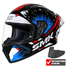 SMK Stellar Sport Flare GL215 - Black / Blue / Red / White