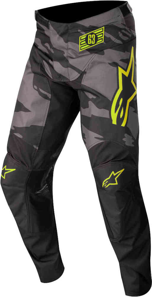 Alpinestars Racer Tactical Youth Motocross Pants Black/Grey/Camo/Fluo Yellow