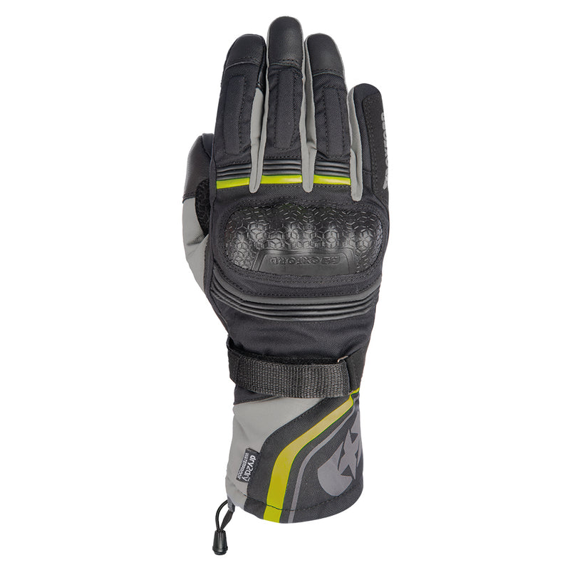 Oxford Montreal 4.0 MS Dry2Dry Glove Black Grey & Fluo