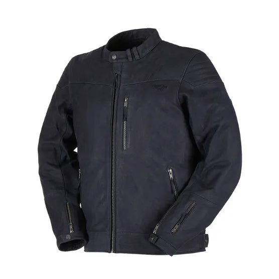 Furygan Clint Evo Leather Motorcycle Jacket -Blue