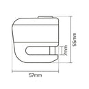 Oxford Micro XA5 Alarm Disc Lock Yellow/Black