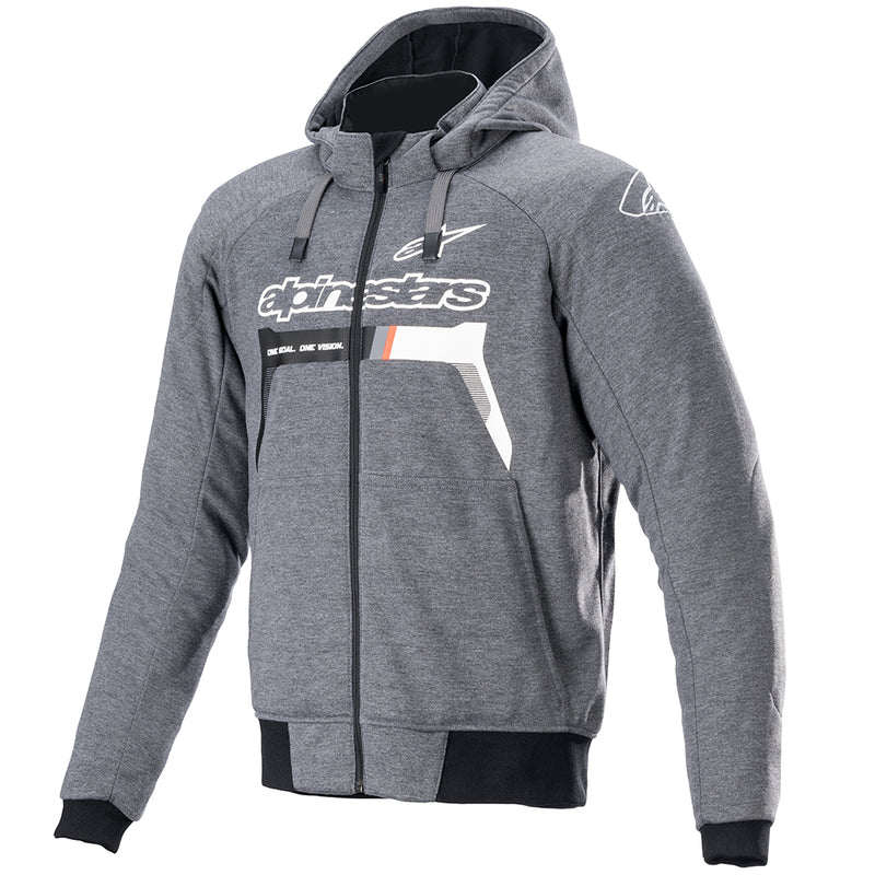 Alpinestars Chrome Ignition Hoodie Dark Grey/White