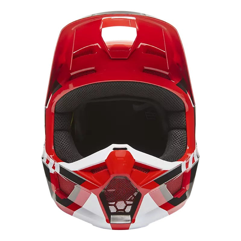 Fox Racing V1 Lux Fluo Red Mips Motorcross Helmet