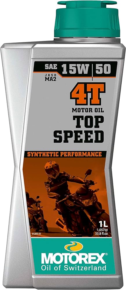 Motorex Motorcycle Oil Top Speed 4 T Sae 15 W/50 MA2 Motorbike KTM Gearbox MX