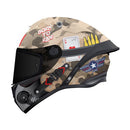 MT Targo S Helmet Patton Matt Sand Camo