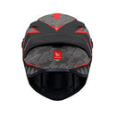MT Targo S Helmet Surt Matt Black Grey Red