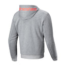 Alpinestars Chrome V2 Sport Hoodie Grey Heather Red Fluo