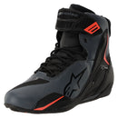 Alpinestars Faster-4 Shoes - Black / Grey / Fluo Red