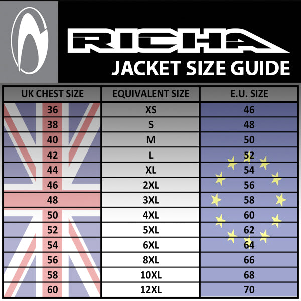 Richa Stradale Textile Waterproof Jacket Black / White