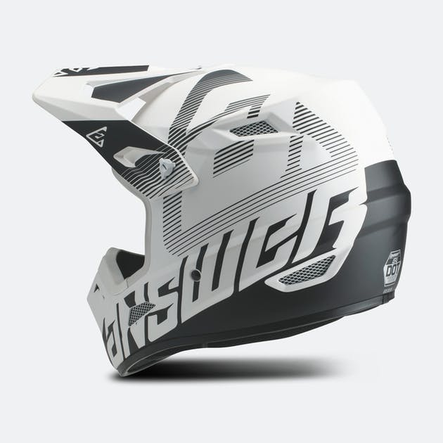 Answer AR1 V2 BOLD MX Helmet (White/Black)