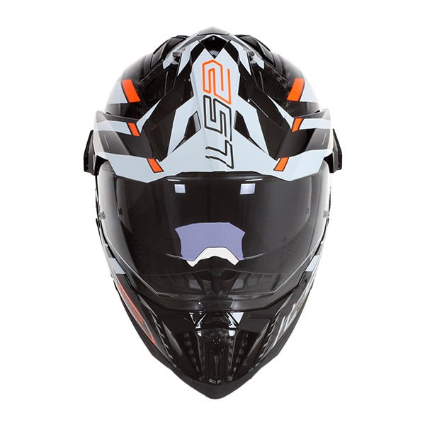 LS2 Adventure MX701 EXPLORER C EDGE  Black-Fluo Orange