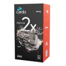 Cardo Freecom 2X Duo Bluetooth Intercom System Sound By JBL