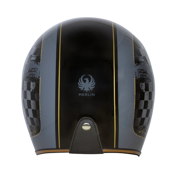 Merlin Blackbird Jet Helmet - Racer