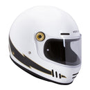 Merlin Revival Vintage Full Face Helmet - Flash Optic White