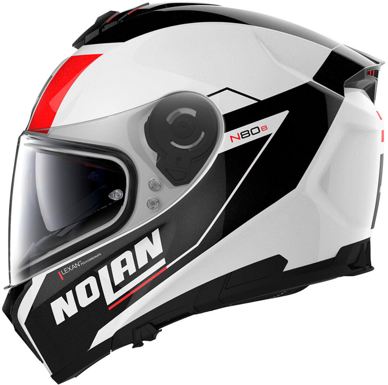 Nolan N80-8 - Mandrake Metal White/Black/Red