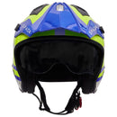 Spada Rock 06 Pilot Blue/White/Fluo Helmet