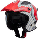 Spada Rock 06 Stasis Grey / Red Helmet