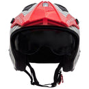 Spada Rock 06 Stasis Grey / Red Helmet