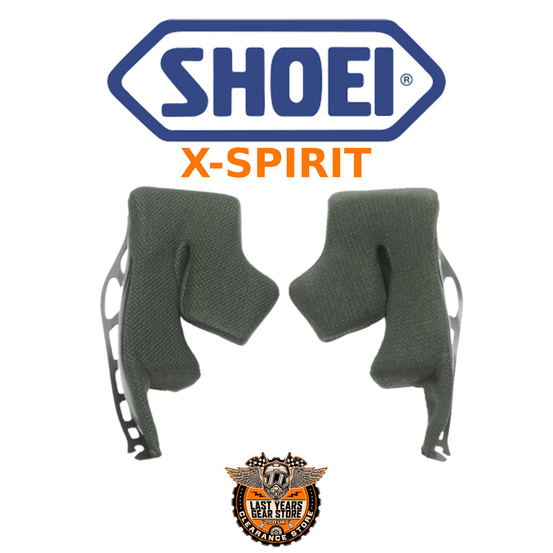 Shoei Cheek Pads - X-Spirit 1 (35mm hard)