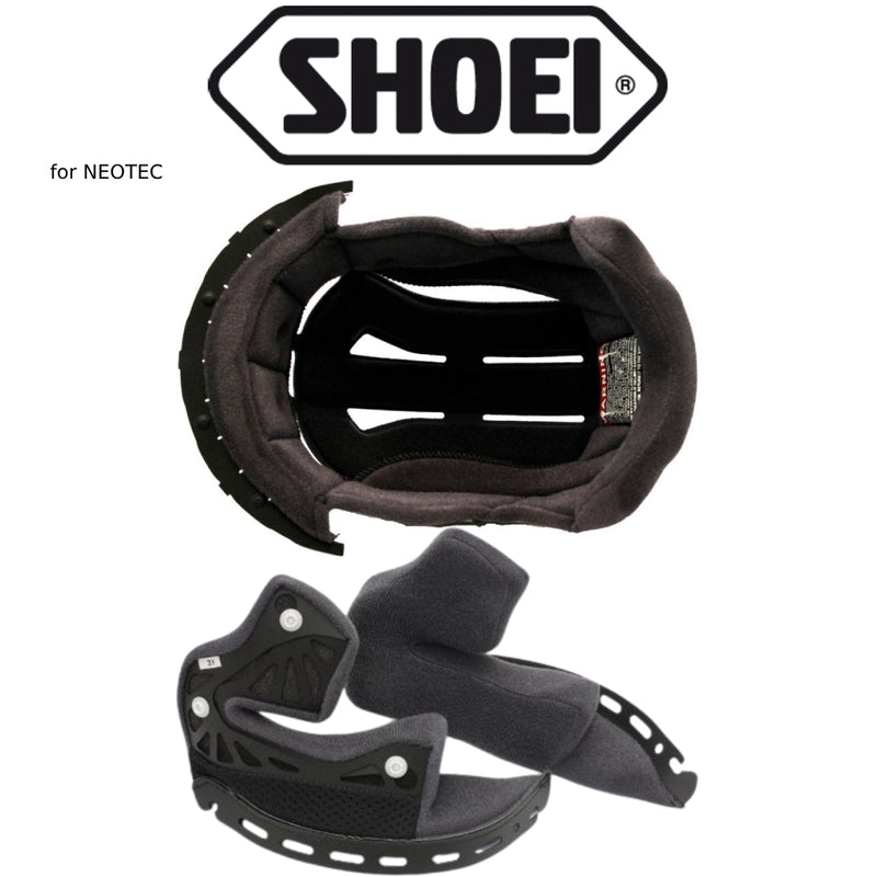 Shoei Helmet Refresh Pack (Cheekpads/Centre Pad) TYPE C