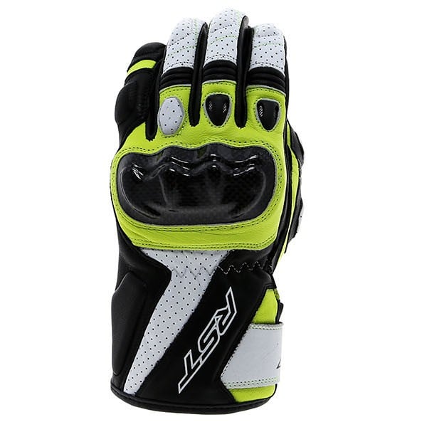 RST Stunt 3 CE Mixed Gloves - Flo Yellow