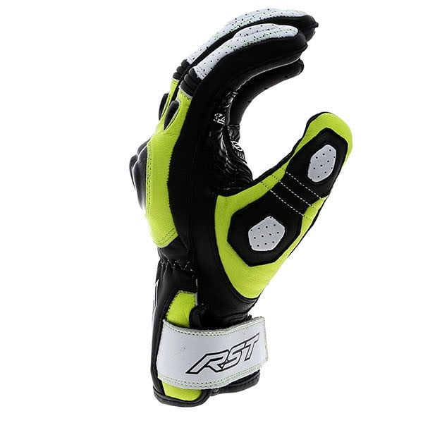RST Stunt 3 CE Mixed Gloves - Flo Yellow