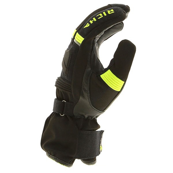 Richa Peak Glove - Black / Flo Yellow