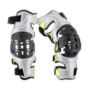 Alpinestars Bionic-7 Knee Brace Set - Large - Silver / Yellow Fluo