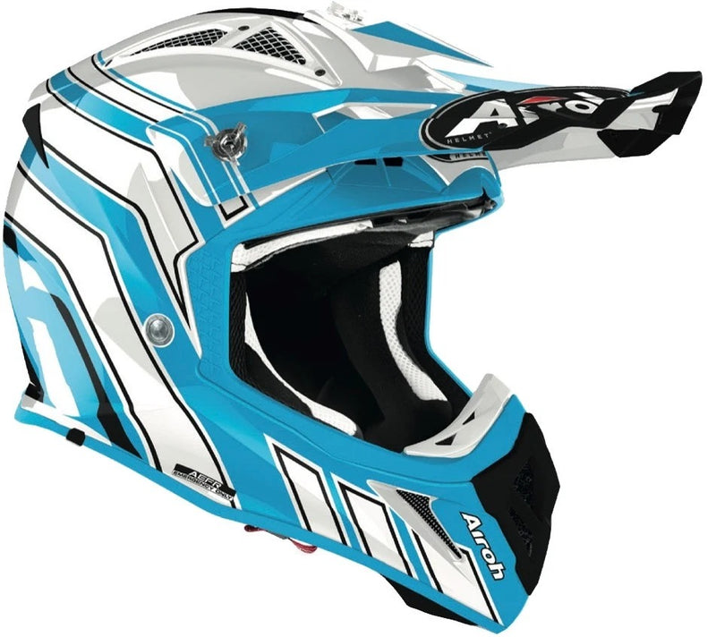 Airoh Aviator Ace Art Azure Gloss - Large