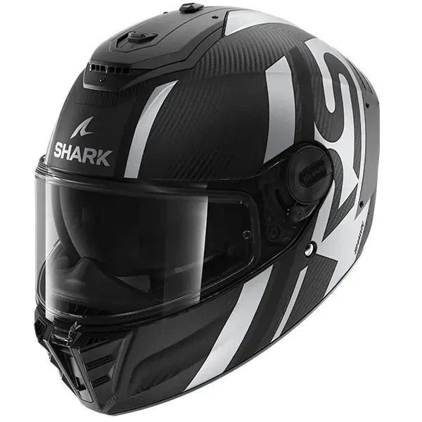 Shark Spartan RS Carbon X-LARGE Matt Carbon Silver