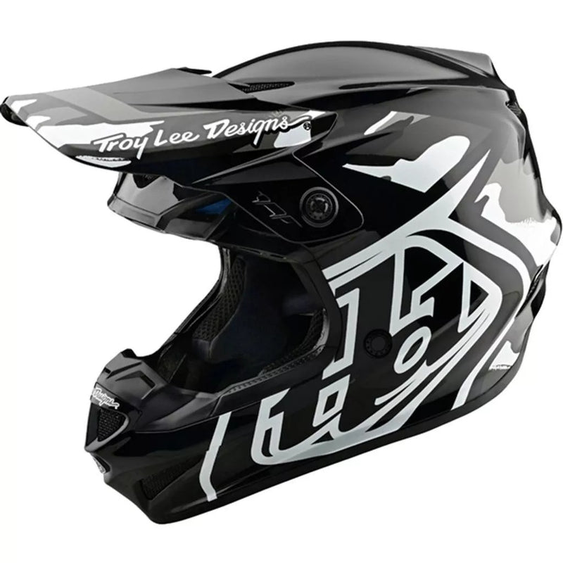 Troy Lee Designs GP OVERLOAD Camo Black Grey X-SMALL