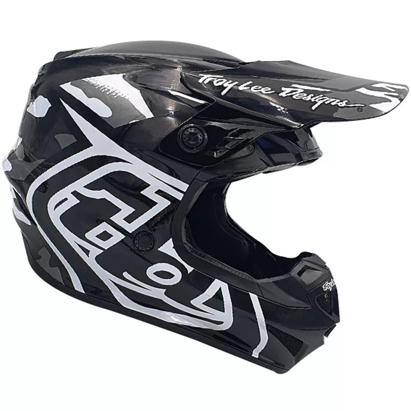 Troy Lee Designs GP OVERLOAD Camo Black Grey X-SMALL